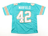 Paul Warfield Signed Miami Dolphins Jersey (Playball Ink Hologram) H.O.F. W.R.