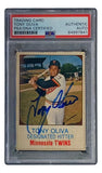 Tony Oliva Signed Minnesota Twins 1975 Hostess #20 Trading Card PSA/DNA