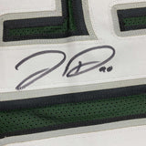 Framed Autographed/Signed Jordan Davis 35x39 Philadelphia Green Football Jersey