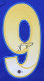 Rams Aaron Donald Authentic Signed Blue Pro Style Framed Jersey BAS Witnessed