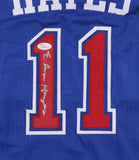 Elvin Hayes Signed Washington Bullets Jersey (JSA Hologram) Hall of Fame 1990