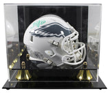 Eagles Brian Dawkins Signed STS III Speed Mini Helmet W/ Case BAS Witnessed