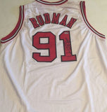 Dennis Rodman Signed Chicago Bulls Jersey / 5x NBA Champion / Tristar Hologram