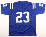 Frank Gore Signed Indianapolis Colts Blue Jersey (Beckett COA) 5xPro Bowl R.B.