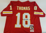 Emmitt Thomas Signed Kansas City Chiefs Jersey (JSA COA) Hall of Fame 2008 D.B.