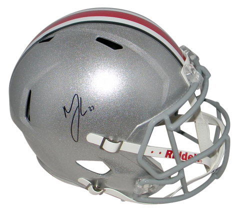 MARSHON LATTIMORE SIGNED AUTOGRAPHED OHIO STATE BUCKEYES FULL SIZE SPEED HELMET