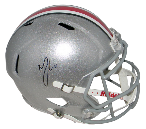 MARSHON LATTIMORE SIGNED AUTOGRAPHED OHIO STATE BUCKEYES FULL SIZE SPEED HELMET