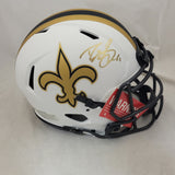 DREW BREES SIGNED NEW ORLEANS SAINTS FS LUNAR ECLIPSE SPEED AUTHENTIC HELMET BAS