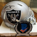 Aidan O'Connell Signed Autographed Los Angeles Raiders Mini Helmet Beckett
