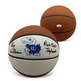 Roy Williams Autographed Kansas Jayhawks KU Signed Full Size Logo Basketball JSA