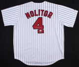 Paul Molitor Signed Twins Jersey (JSA COA) 3000 Hit Club & Hall of Famer 2004