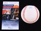 Jim Palmer Signed OML Baseball (JSA COA) Baltimore Orioles 3xWorld Series Champ