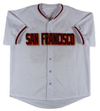 Pablo Sandoval Authentic Signed White Pro Style Jersey BAS Witnessed