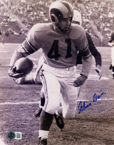 Glenn Davis Autographed Los Angeles Rams 8x10 Photo Beckett 47200