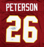 Adrian Peterson Autographed Maroon Pro Style Jersey- Beckett Authentication *2