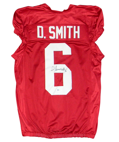 DEVONTA SMITH SIGNED AUTOGRAPHED ALABAMA CRIMSON TIDE #6 JERSEY BECKETT