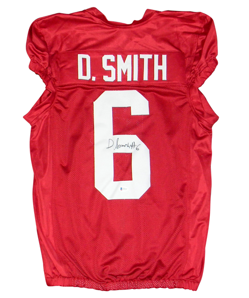 DEVONTA SMITH SIGNED AUTOGRAPHED ALABAMA CRIMSON TIDE #6 JERSEY BECKETT