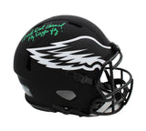 Dick Vermeil Signed Philadelphia Eagles Speed Authentic Eclipse Helmet - Insc