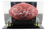 Steelers Jerome Bettis Signed "The Duke" Team Showcase Football W/ Case BAS Wit