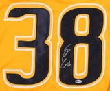 Viktor Arvidsson Signed Nashville Predators Jersey (Beckett COA)Preds Right Wing