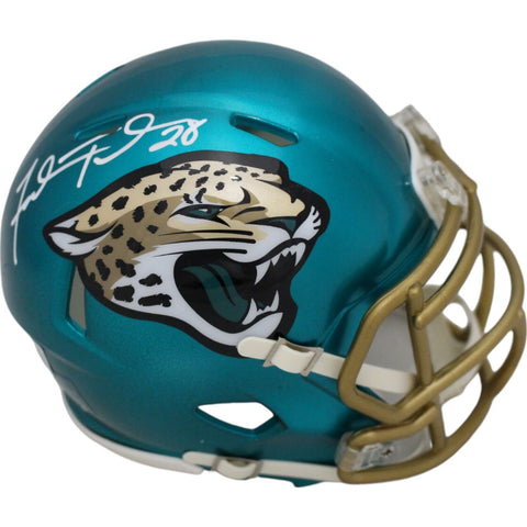 Fred Taylor Autographed Jacksonville Jaguars Flash Mini Helmet Beckett 46765