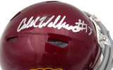 Caleb Williams Autographed USC Speed Mini Helmet (Smudged) Fanatics GD53524570