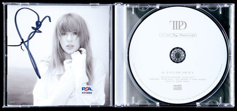 Taylor Swift Signed "The Tortured Poets Department" CD Insert with C.D. (PSA)