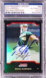 Athletics Rich Harden Authentic Signed 2004 Bowman Chrome #62 Card PSA/DNA Slab