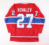 Alexei Kovalev Signed Montreal Canadiens Jersey (JSA COA) All Star Right Winger