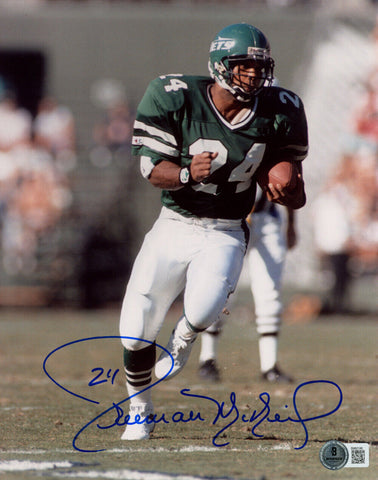 Freeman McNeil Autographed New York Jets 8x10 Photo Beckett 47775