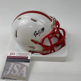 Autographed/Signed Shedeur Sanders Jackson State Mini College Helmet JSA COA