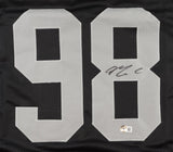 Maxx Crosby Signed Las Vegas Raiders Jersey (Beckett) 2019 4th Round Draft Pick