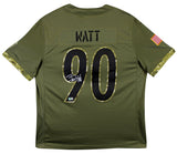 Steelers T.J. Watt Signed 2022 Salute to Service Nike Limited Jersey BAS Witness