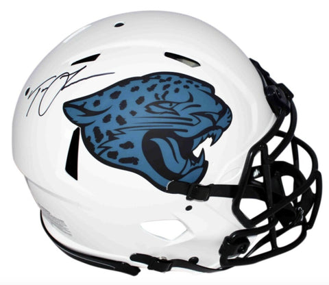 Trevor Lawrence Autographed Jaguars Authentic Lunar Speed Helmet Fanatics