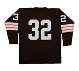 Jim Brown Signed Cleveland Browns Mitchell & Ness Authentic Brown NFL Jersey