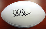 PAUL RICHARDSON AUTOGRAPHED SIGNED WHITE LOGO FOOTBALL SEAHAWKS MCS HOLO 80902