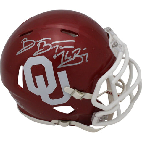 Brian Bosworth Autographed Oklahoma Sooners Mini Helmet Boz Beckett 47401