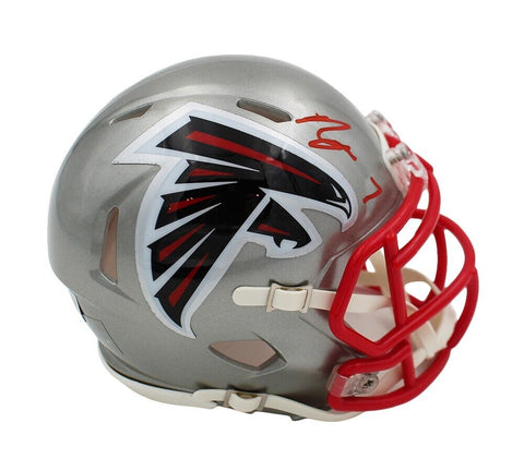 Bijan Robinson Signed Atlanta Falcons Speed Flash NFL Mini Helmet