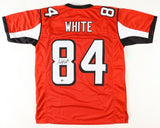 Roddy White Signed Falcons Jersey (Beckett) Atlanta's 4xPro Bowl Wide Receiver