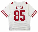 49ers George Kittle Authentic Signed White Nike Limited Jersey BAS Witnessed