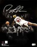 DENNIS RODMAN AUTOGRAPHED 11X14 PHOTO CHICAGO BULLS BECKETT BAS WITNESS 220711