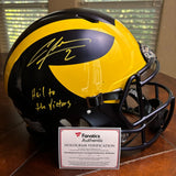 Charles Woodson Signed Wolverines FS AUTHENTIC Helmet W/Hail to Victors Fanatics