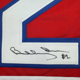 Framed Autographed/Signed Bobby Orr 35x39 Oshawa Red Hockey Jersey JSA COA