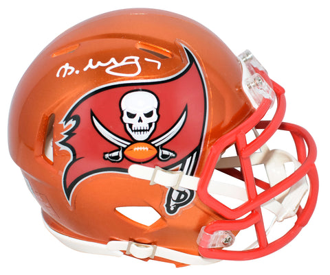 BUCKY IRVING SIGNED TAMPA BAY BUCCANEERS FLASH SPEED MINI HELMET BECKETT