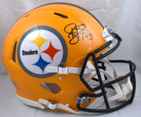 Troy Polamalu Signed Steelers F/S Gold Speed Authentic Helmet - Beckett W Holo