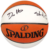 GARY PAYTON & SHAWN KEMP AUTOGRAPHED SPALDING BASKETBALL SONICS BECKETT 203415