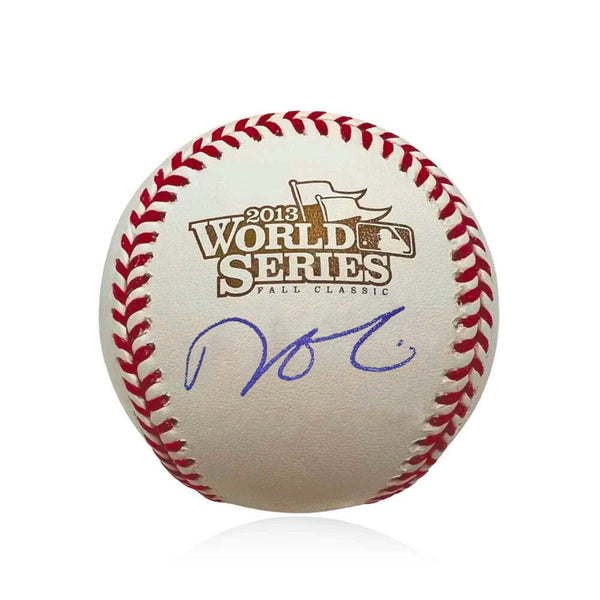 Dustin Pedroia Boston Red Sox Autographed 2013 World Series Baseball JSA PSA