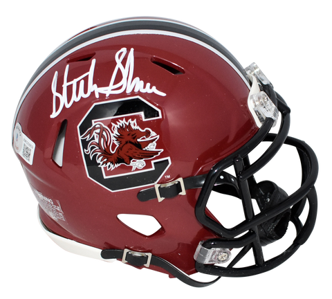 STERLING SHARPE SIGNED SOUTH CAROLINA GAMECOCKS SPEED MINI HELMET BECKETT