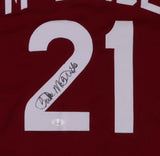 Bake McBride Signed Phillies Throwback Jersey (JSA COA) 1980 World Series Champ