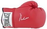 Muhammad Ali Authentic Signed Red Everlast Boxing Glove PSA/DNA Itp #4A54318